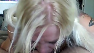 Blonde BJ Gets DOMINATED By A White Cock