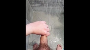 Masturbating in the shower !!