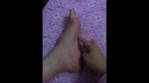 技师的美脚asian high arches feet