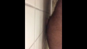 Chubby Latino Rides Dildo in the Shower