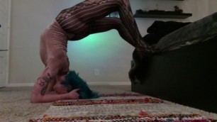 being bendy and my body suit pops open