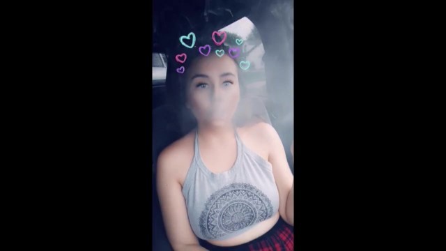 FIRST TIME PUBLIC FACE REVEAL Smoking Joint with Angelic Jada 420 Brat
