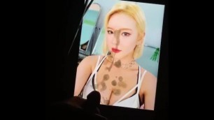 Cumtribute to hottest K-POP girl group - Laysha