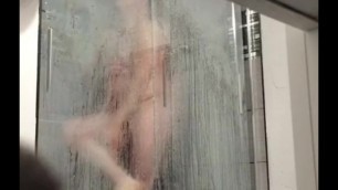 Spying on my step-brother in the shower 