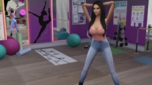 THE BEAUTIFUL SIMS 4 ARIANA MARIE FUCKING IN THE GYM SIMSEXCITY