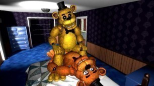 Freddy Fazbear Fucks Golden Freddy