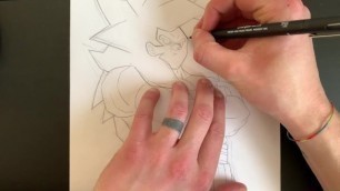 Drawing Goku SSJ4