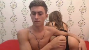 Russian Teen Couple Play on Cam
