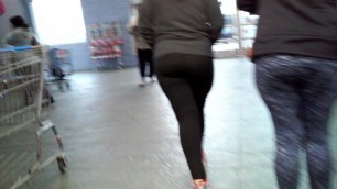 BEAUTIFUL! Thick and JUICY LATINA TEEN! in Spandex!! Walking