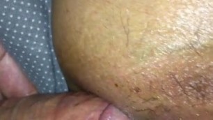 Missionary anal sex after a long hard session