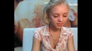 Skinny young girl naked on webcam Part 1 - sex-tube-online&period;com
