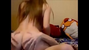 Teen gets a loud orgasm then rides him to creampie