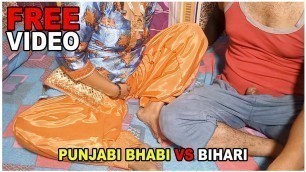 Punjabi Bhabi First Anal fucking by Bihari Ramu Clear Hindi and Punjabi Audio by Jony Darling